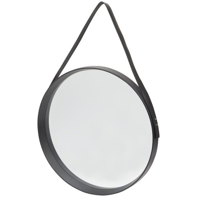 Specchio con supporto in ecopelle Studio Home