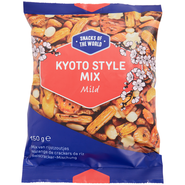 Snacks of the World rijstzoutjes mix Kyoto Style