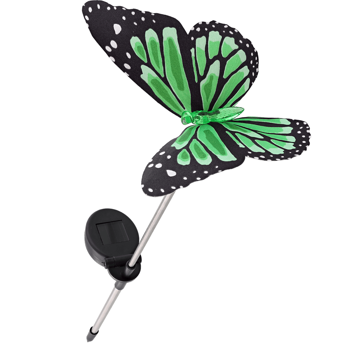 Vlinder tuinsteker met solarverlichting