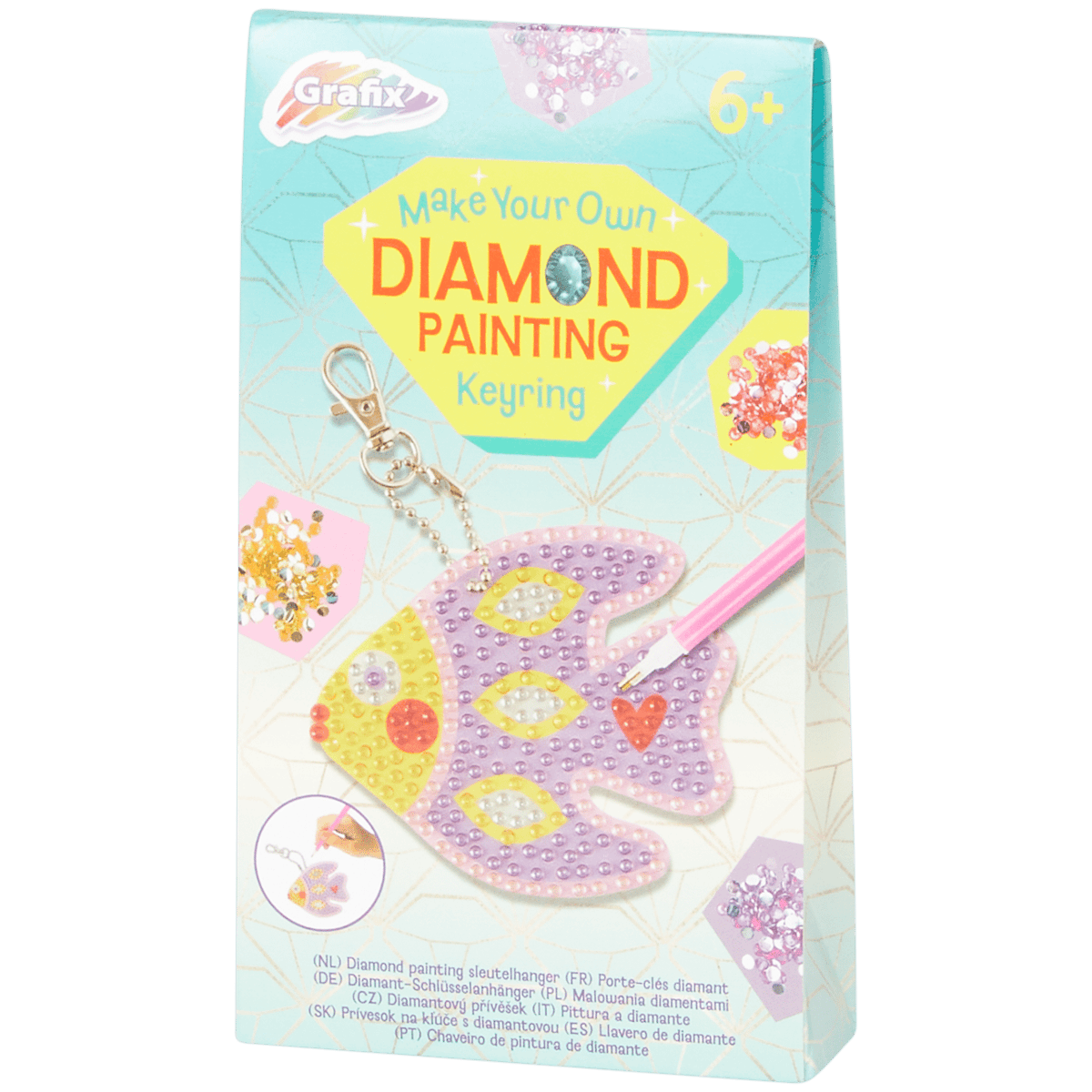 Grafix Diamond Painting Schlüsselanhänger