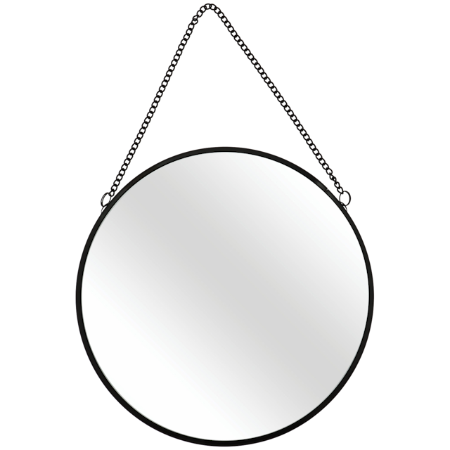Specchio con gancio in metallo