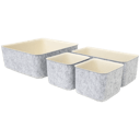 Plstěné úložné krabičky