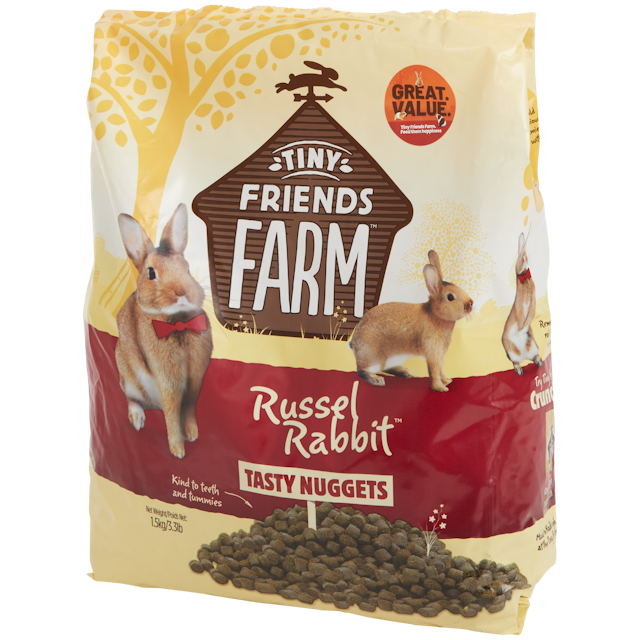 Comida de conejo Tiny Friends Farm Russel Rabbit