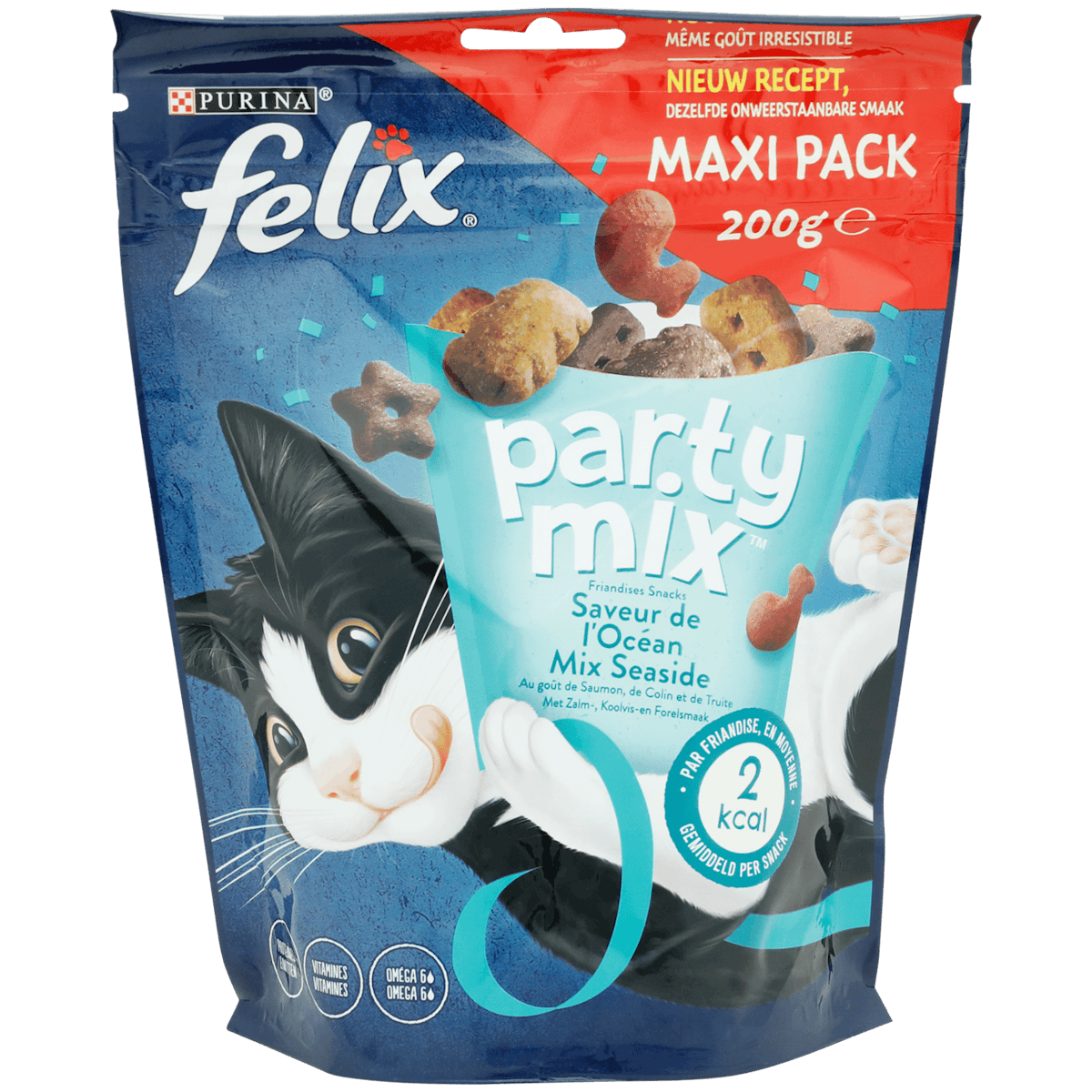 Felix Party Mix kattensnacks Seaside