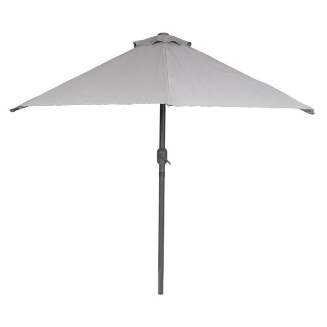 Halve parasol - antraciet
