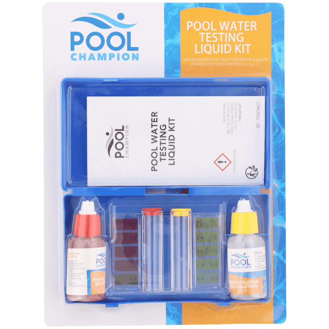 Kit de análisis de agua de piscina  