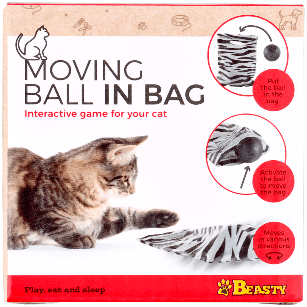Beasty Katzenspielzeug mit beweglichem Ball  