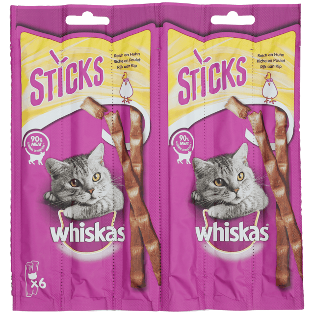 Tyčinky pro kočky Whiskas  