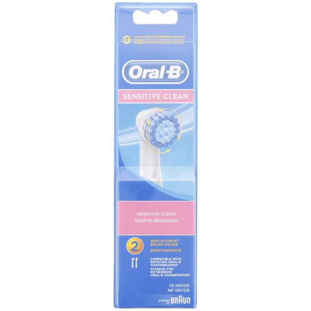 Oral-B opzetborstels Sensitive Clean