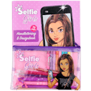 Kniha šablon s penálem Selfie Girls  