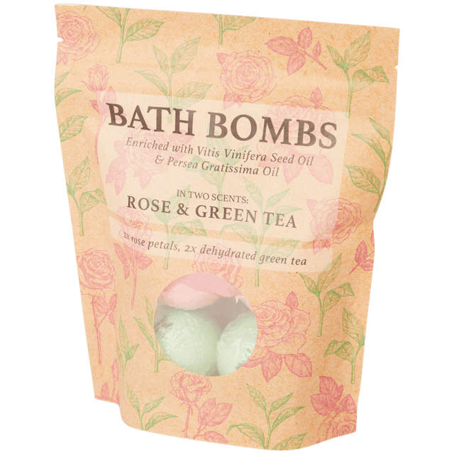 Bombe da bagno Rose & Green Tea