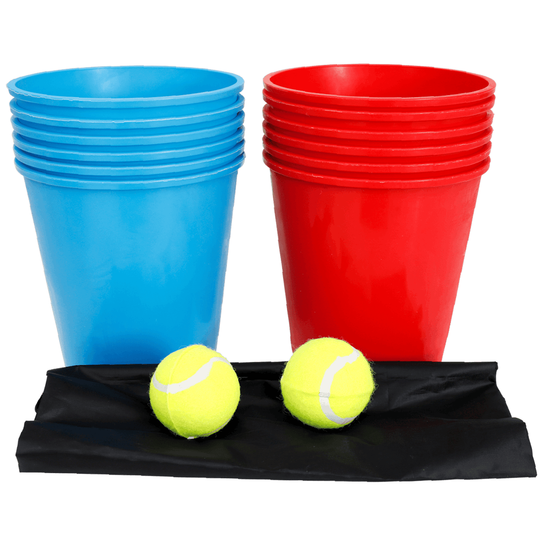 Giant bucket pong  