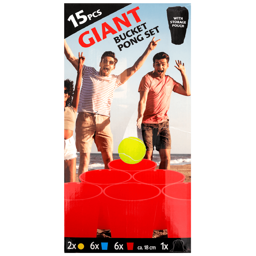 Cubo de pong gigante  