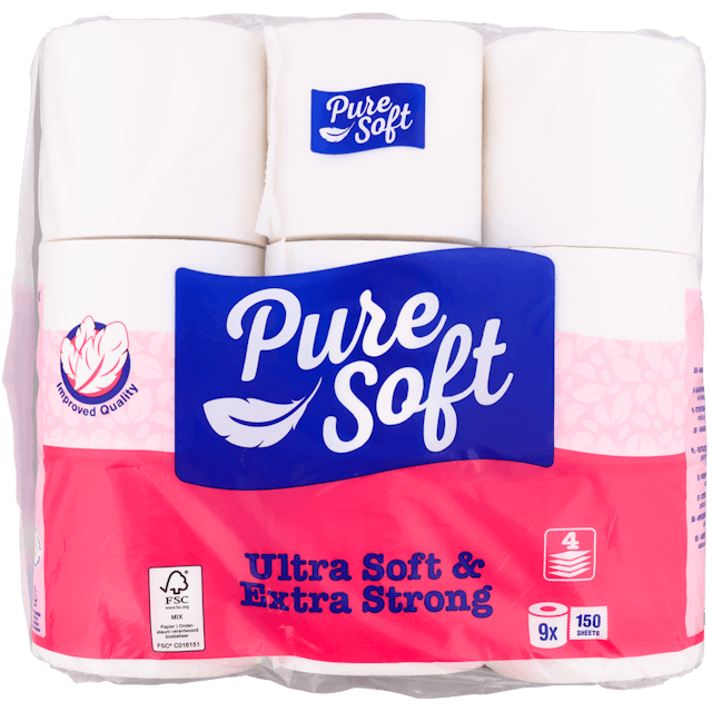 Pure Soft Toilettenpapier Ultra Soft & Extra Strong