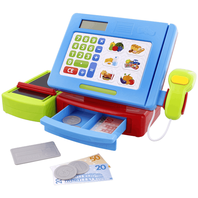 Mini Matters Spielkasse mit Touchscreen und Scanner  