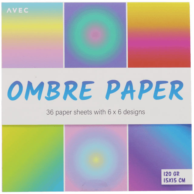 Papier mit Ombré-Effekt  