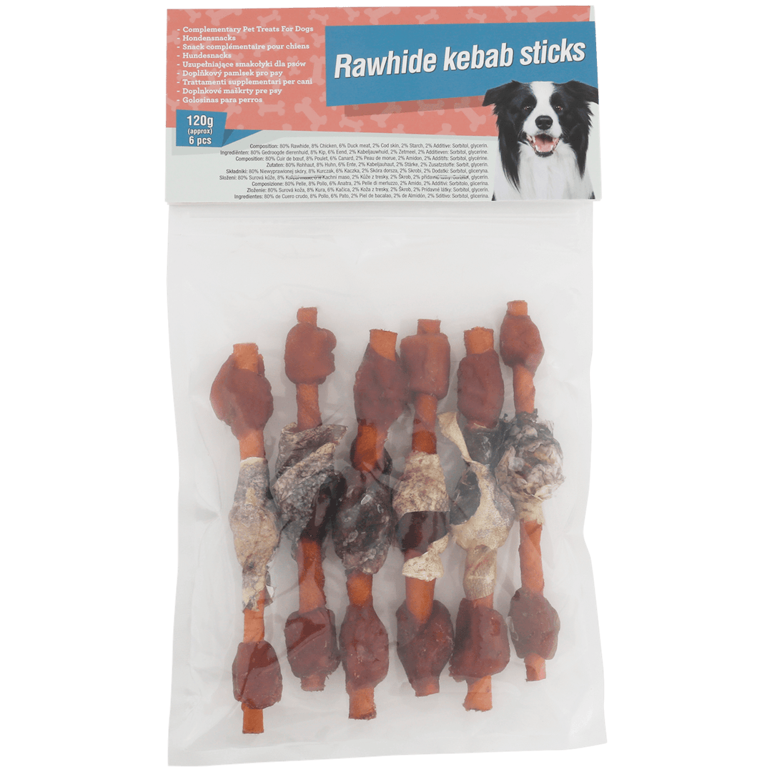 Hundesnacks Rawhide + Fish Skin