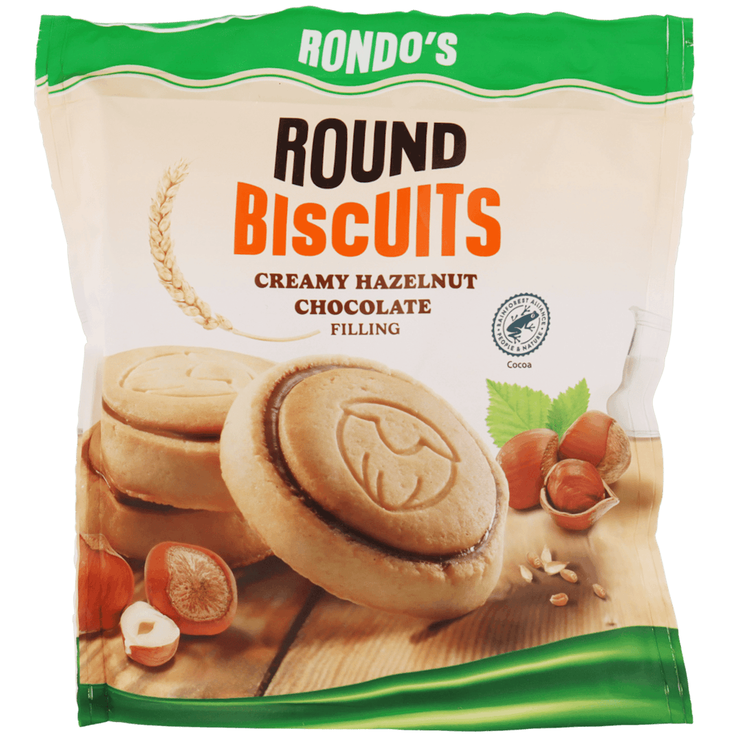 Lískovooříškové sušenky Rondo's  