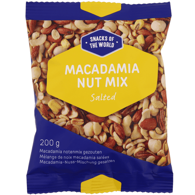 Směs makadamiových ořechů Snacks of the World  
