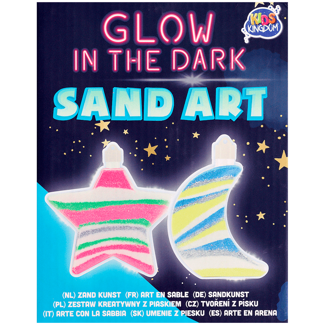 Glow-in-the-Dark-Sandkunst  