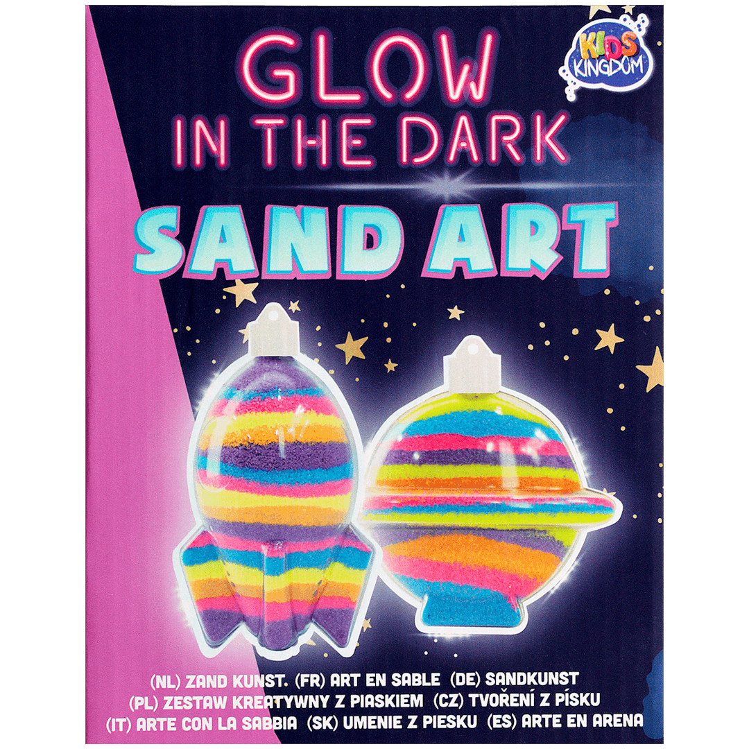 Glow-in-the-Dark-Sandkunst  