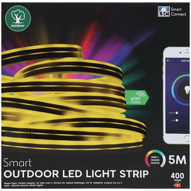 Ruban LED extérieur intelligent LSC Smart Connect  