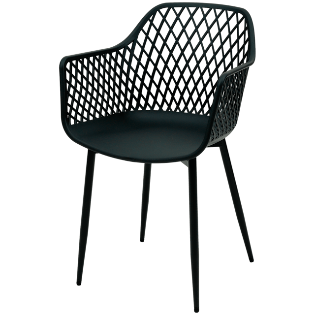 Chaise coquille en plastique  
