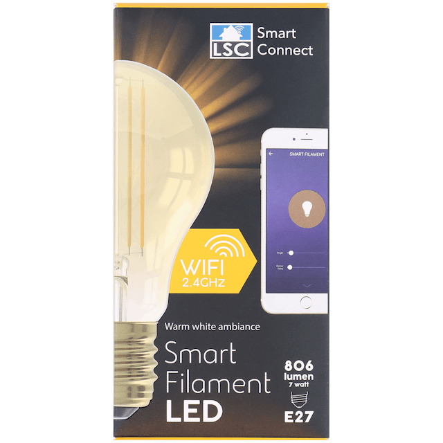 Chytrá žárovka s LED vlákny LSC Smart Connect  