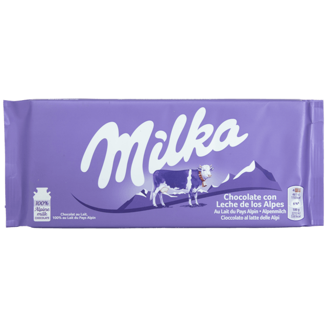 Milka chocoladereep Alpenmelk