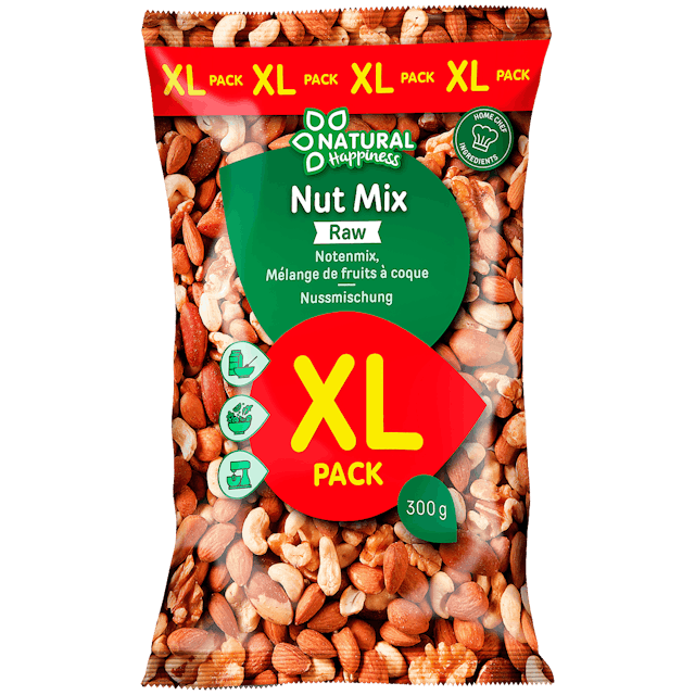 Směs ořechů Natural Happiness XL-balení