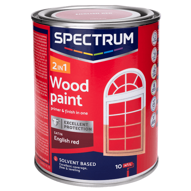 Spectrum 2-in-1 zijdeglans houtlak 