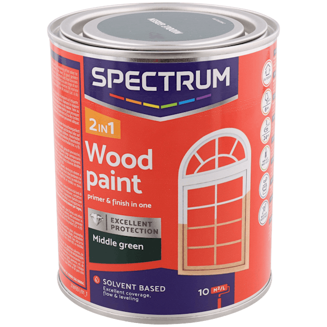 Spectrum 2-in-1 zijdeglans houtlak 