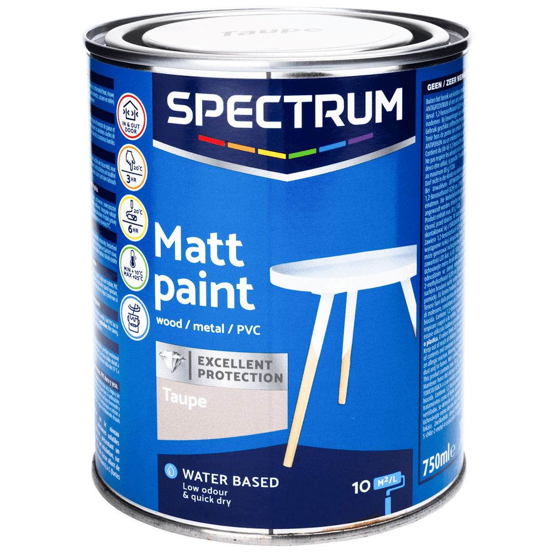 Pintura acrílica mate Spectrum 