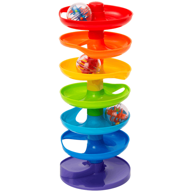 Rampe à balles éducative multicolore Playgo  