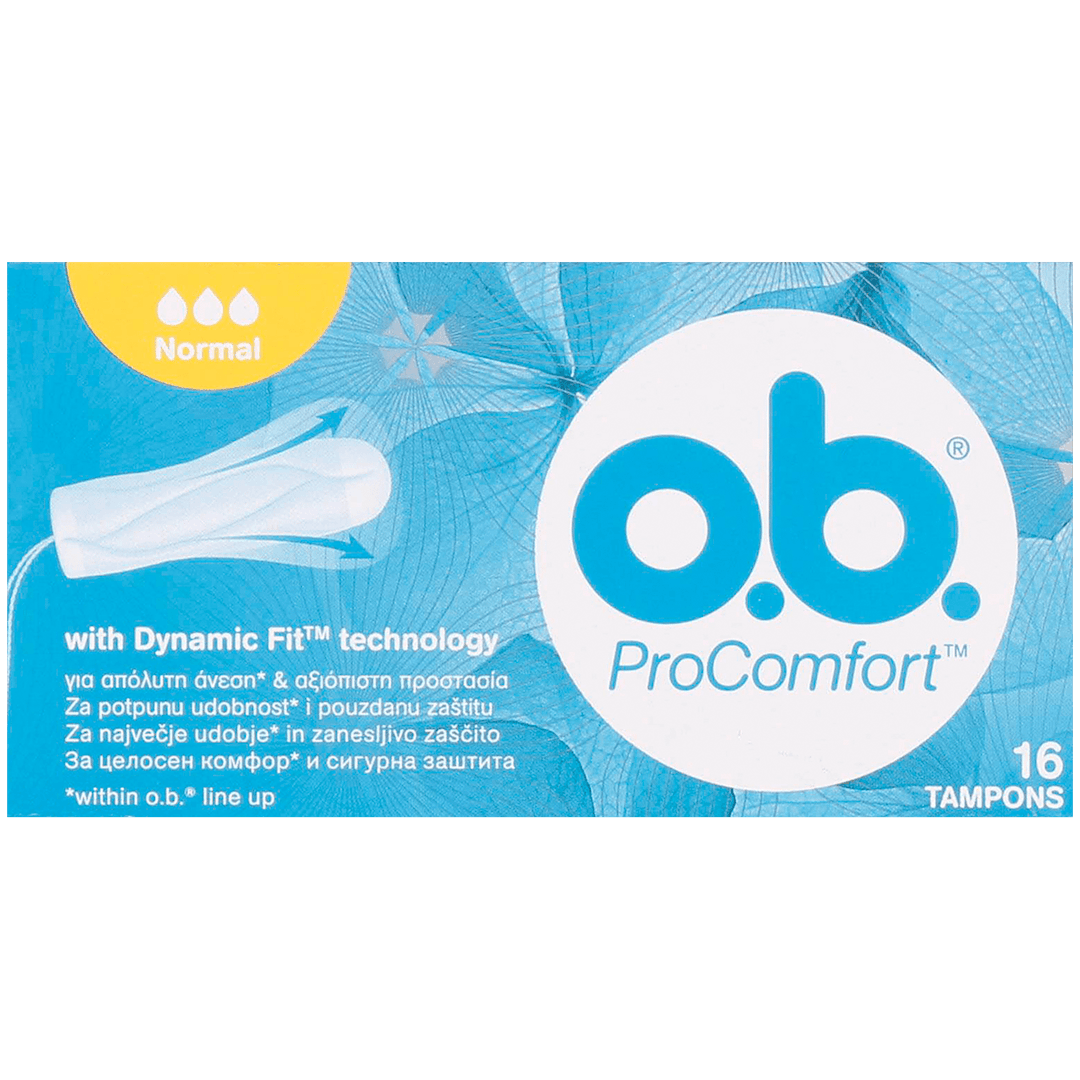 OB ProComfort tampons  