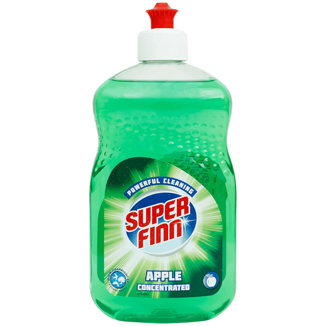 Detergente líquido lavavajillas Superfinn Apple
