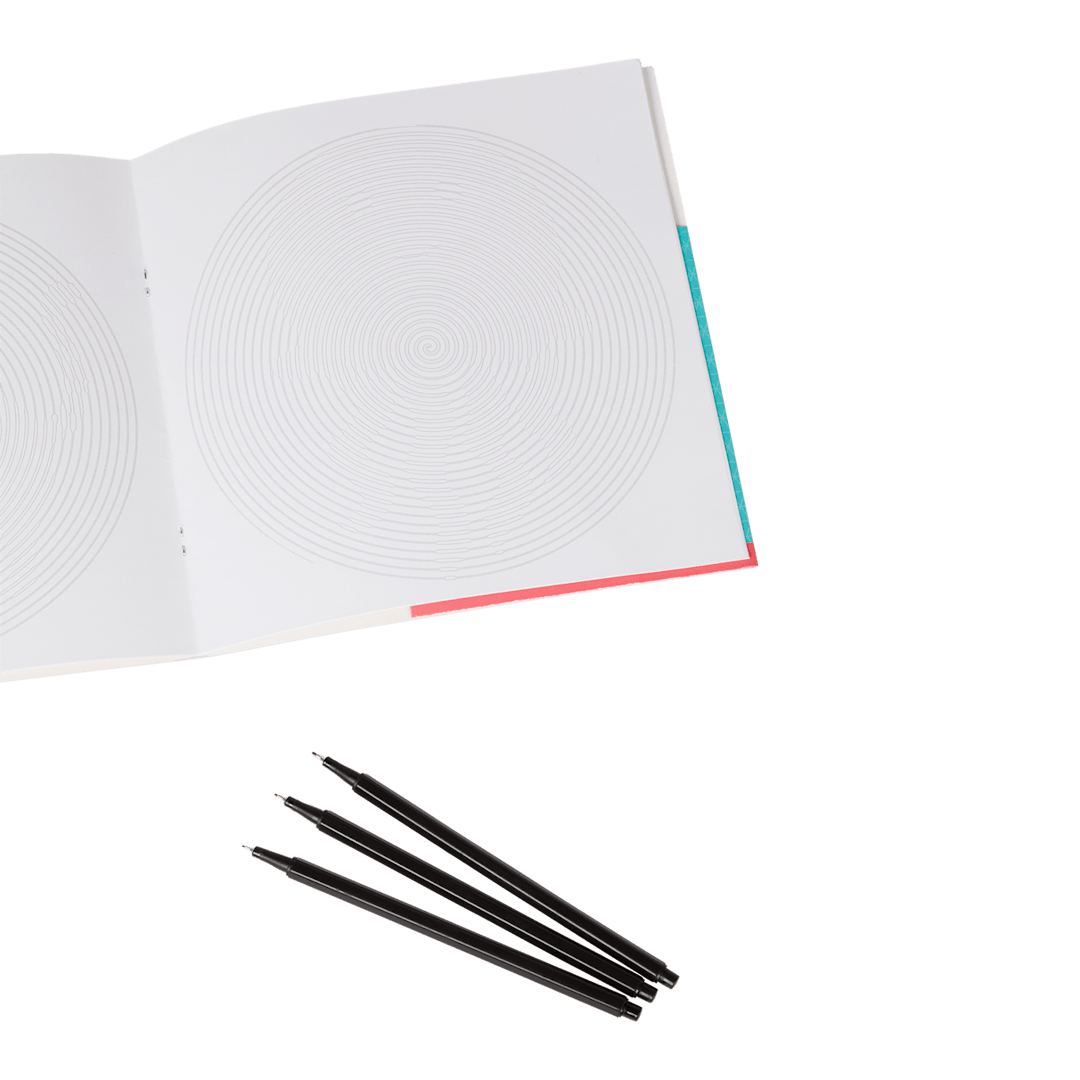 Libro para colorear en espiral
