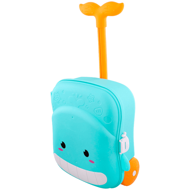 Carrello balena con giocattoli di sabbia  