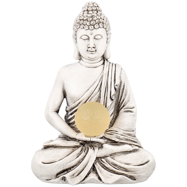 Buddha a illuminazione solare  