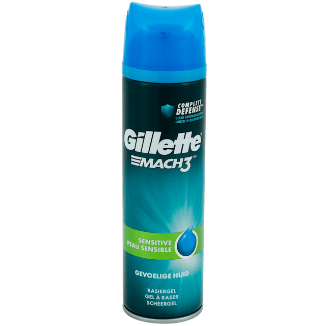 Gel à raser Gillette Mach3 Sensitive