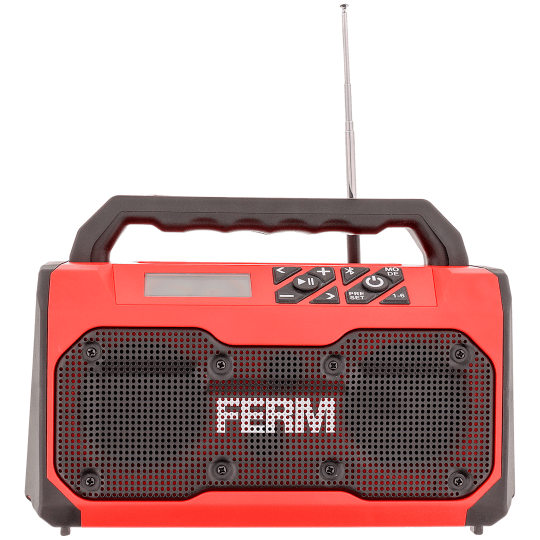 FERM Schnurloses Baustellenradio  