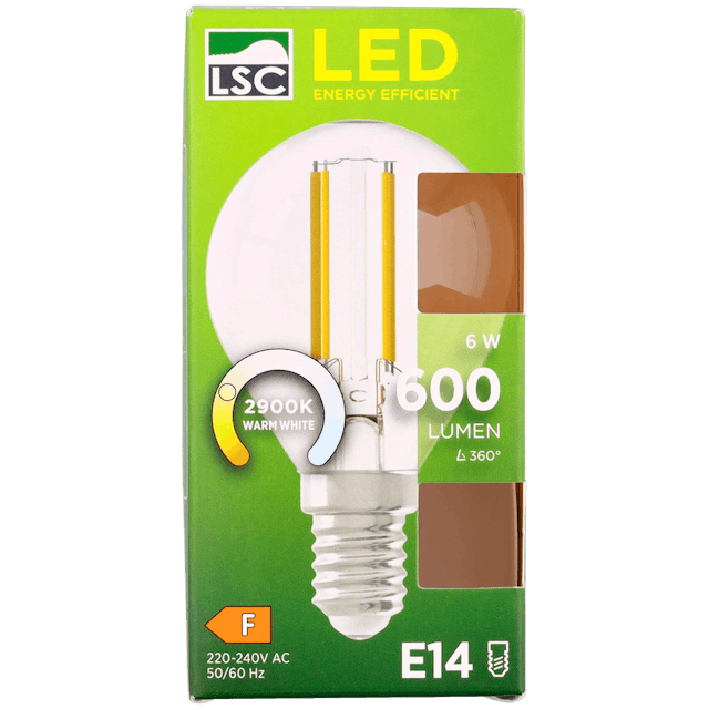 LED žárovka s vláknem LSC  