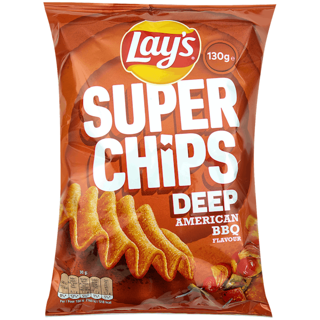 Lay's Superchips Deep American BBQ