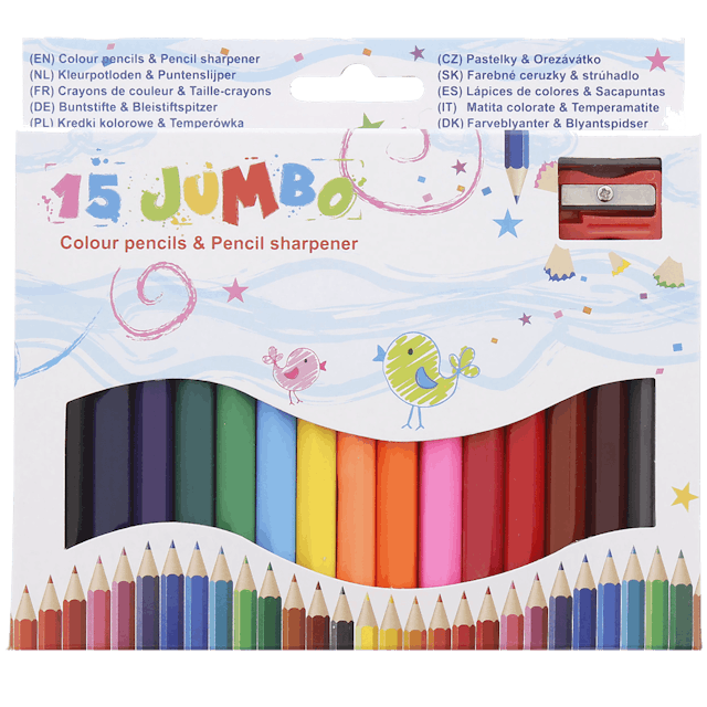 Crayons de couleur Jumbo