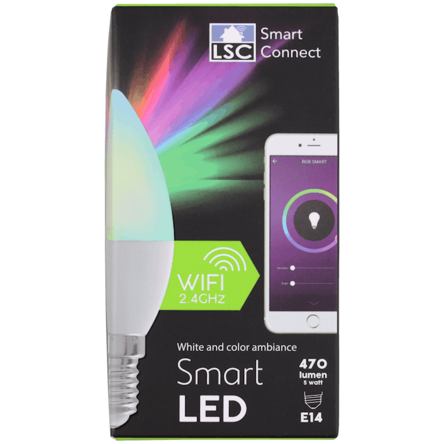 Inteligentna wielokolorowa żarówka LED LSC Smart Connect  