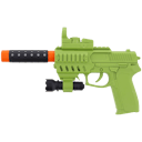 Toi-Toys Army-Pistole mit Schalldämpfer  
