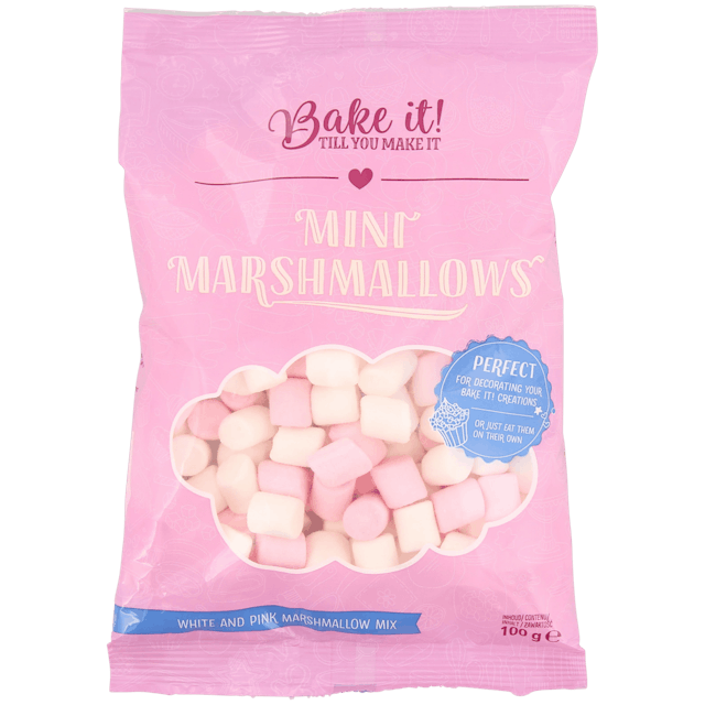 Mini marshmallows Bake it!  