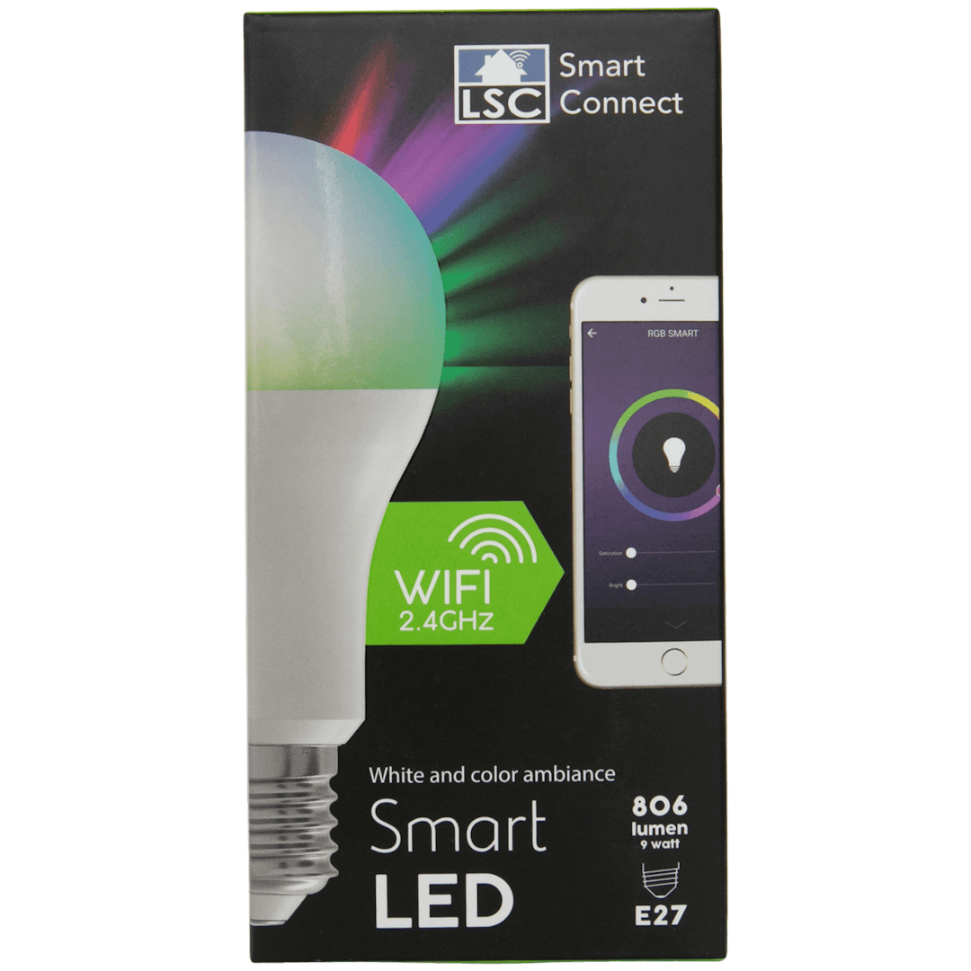 Ampoule LED multicolore connectée LSC Smart Connect  