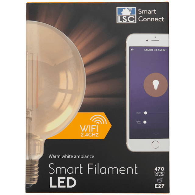 Chytrá vláknová LED žárovka LSC Smart Connect  