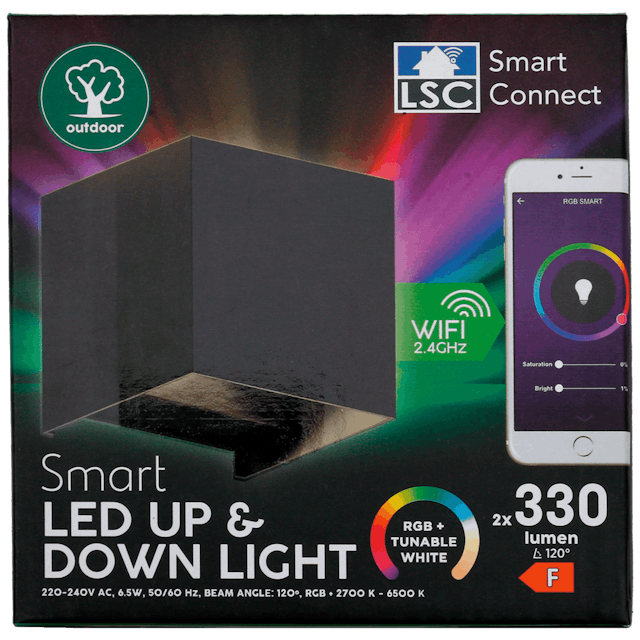 Applique murale LED intelligente pour l'extérieur LSC Smart Connect  